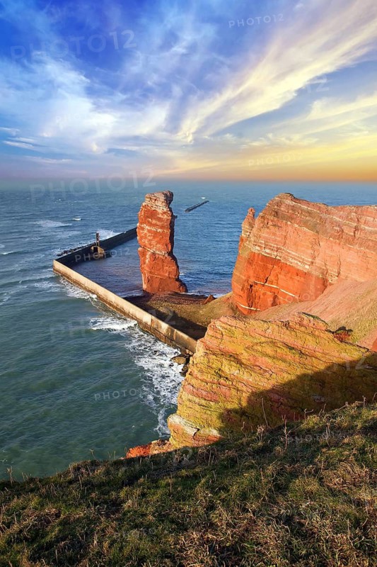 The island of Heligoland with the Long Anna, Schleswig-Holstein, North Sea, Heligoland Oberland, Schleswig-Holstein, Federal Republic of Germany