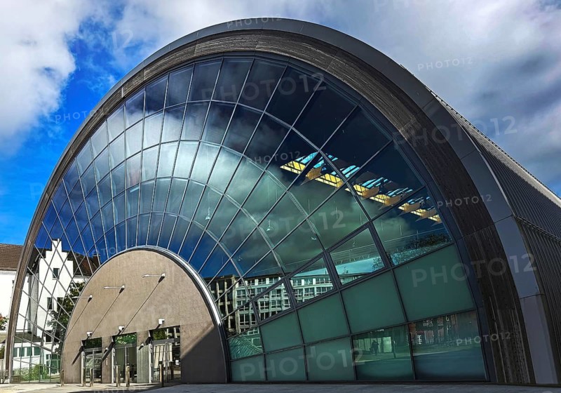 Civic hall, extension, exhibition and event hall, carrier-free hall, Bielefeld, Ostwestfalen-Lippe, North Rhine-Westphalia, Germany