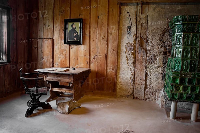 Luther-Stube, Lutherstube, Martin Luther's place of residence during his Wartburg stayWartburg, castle in the Thuringian Forest, UNESCO World Heritage, interior, Eisenach, Thuringia, Germany