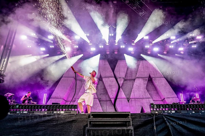 Marteria with spark sprayer live at Rock im Park on Zeppelin Field in Nuremberg on 05.06.2026