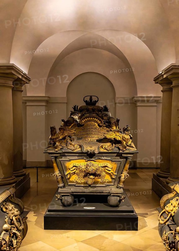 The crypt of the Hohenzollern in Berlin Cathedral, one of the most important princely burial sites in Europe, Oberpfarr- und Domkirche in Berlin, Germany