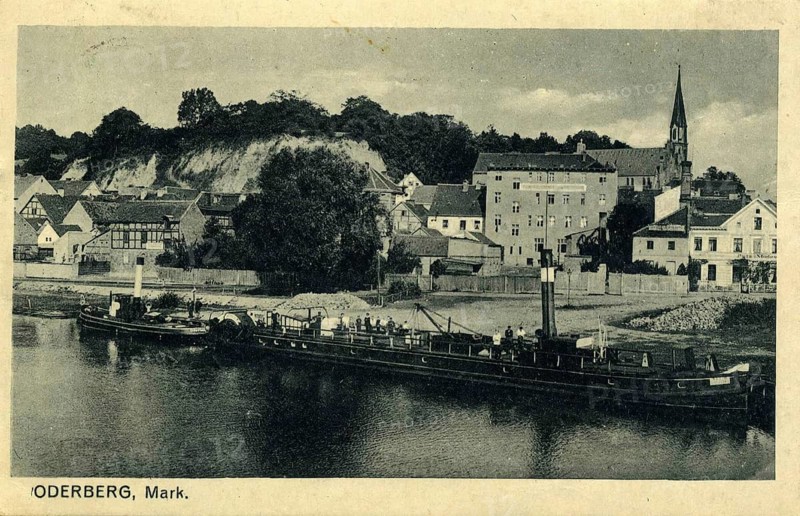 Oderberg in the Mark Brandenburg around the 20th century, Germany, authentic reproduction of an old postcard, around 1910, historical, exact date unknown