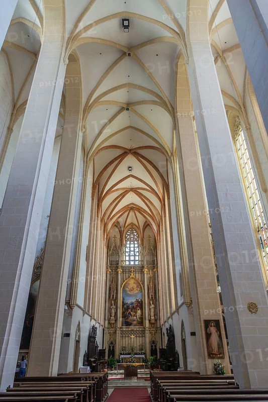 Interior view of St. Moritz Church, Kromeríž, Zlínský kraj, Czech Republic