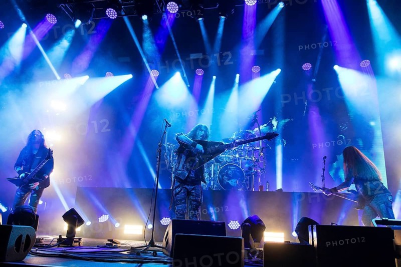 Robb Flynn (singer) and Jared MacEachern (guitarist) from Machine Head live on An Evening with, Machine Head Tour at Columbiahalle Berlin on 18/04/2026