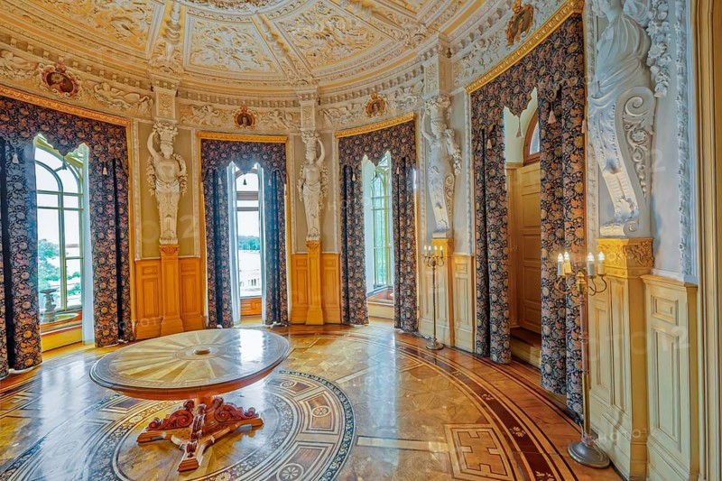 Interior view of Schwerin Castle Germany