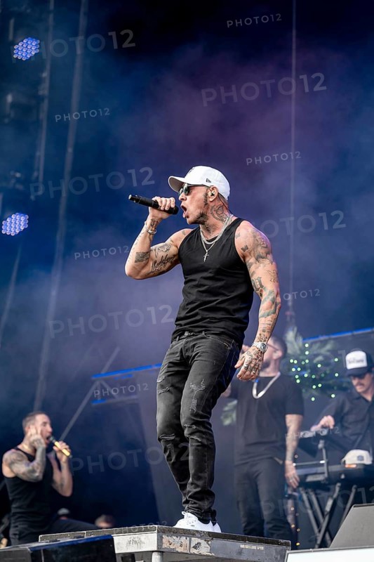 George Johnny 3 Tears Ragan, rapper from Hollywood Undead live at Rock im Park on Zeppelin Field in Nuremberg on 06.06.2026