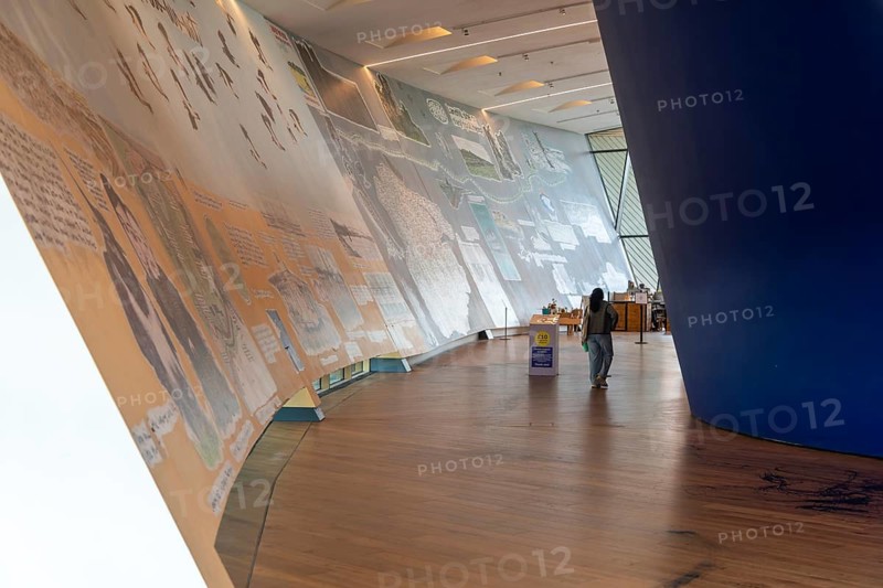 Interior of Firstsite visual arts organisation building, Colchester, Essex, England, UK