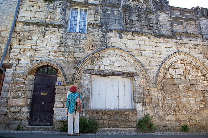 Oldest house in Brantôme, Dordogne department, Nouvelle-Aquitaine region, Périgueux arrondissement, Périgord Vert, France