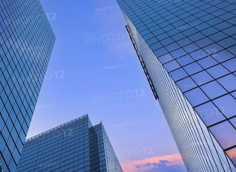 Scenic Toronto financial district skyline and modern architecture