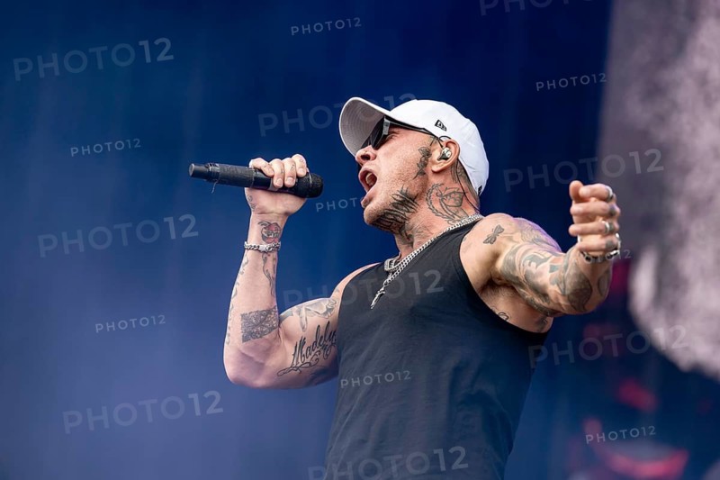 George Johnny 3 Tears Ragan, rapper from Hollywood Undead live at Rock im Park on Zeppelin Field in Nuremberg on 06.06.2026