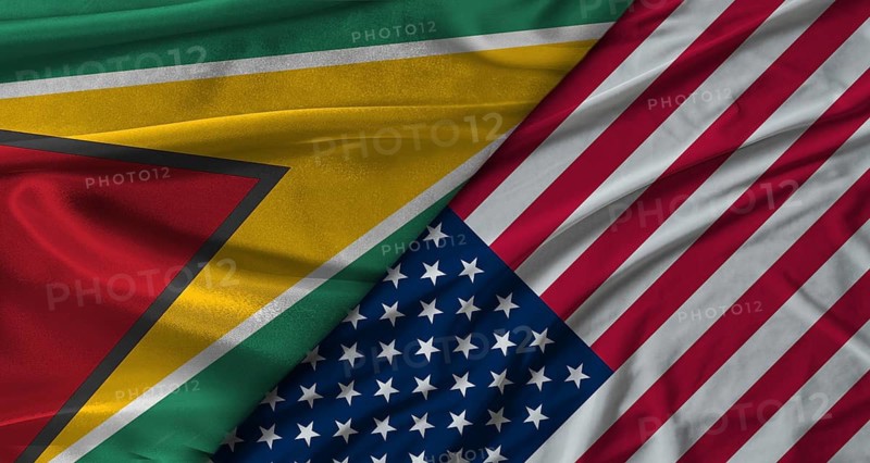 Bilateral relations between Guyana and United States. Flag of Guyana and United States