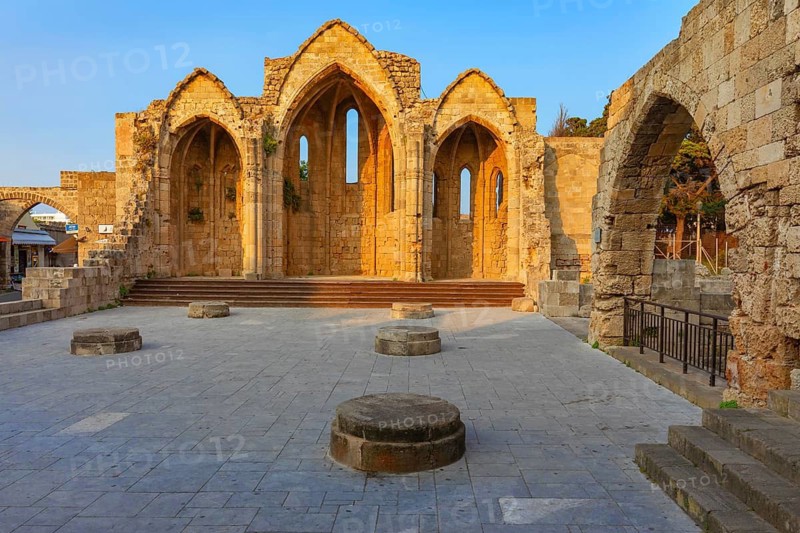 Church of the Virgin of the Burgh, Rhodes City, Rhodes Island, Dodecanese Islands, Greece