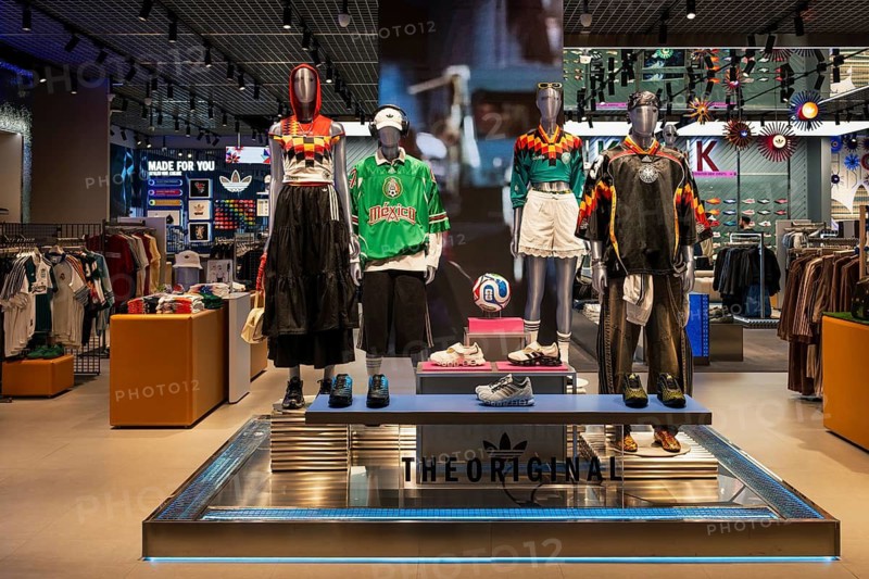 Adidas Shop World Cup Streetwear from Germany and Mexico, Bangkok, Thailand