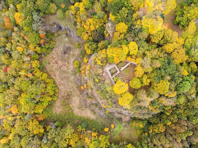 Reichenfels Castle Ruins, Reichenfels, Thuringia, Cultivated Landscape, Landscape, Landscape, Quarry, Quarry, Quarry, Vogtland