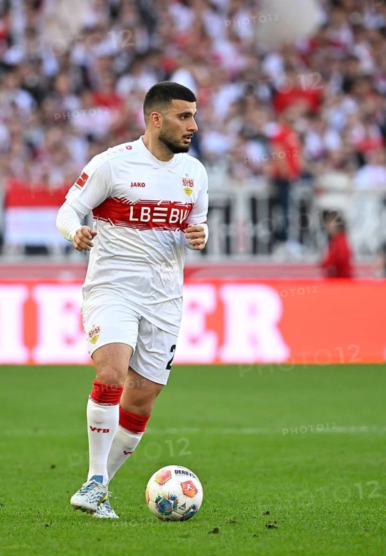 Deniz Undav VfB Stuttgart (26) Action on the ball Football Bundesliga, MHPArena, MHP Arena Stuttgart, Baden-Württemberg, Germany