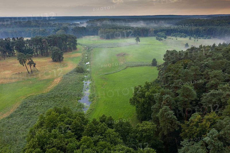 Barnim, Brandenburg, FFH area, Finow Valley, Finowtal-Pregnitzfließ, Germany, Natura 2000, Barnim nature park Park, aerial view, landscape, aerial view, nature reserve, nature reserve, summer