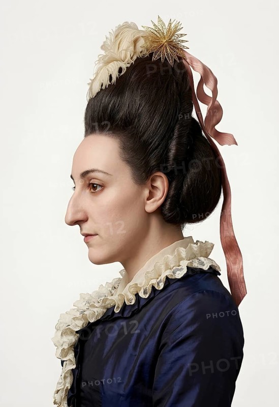 Goethe's sister Cornelia, historical illustration, illustration, presentation, Johann Wolfgang Goethe, historical personality, siblings, poet, sister, digitally edited
