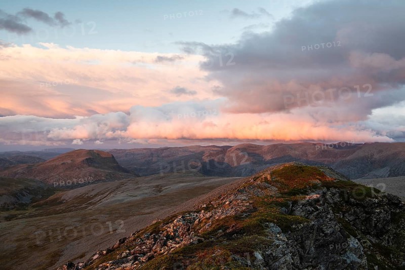 Evening in the mountains, Söröya, Finnmark, Norway, September 2018