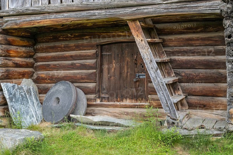 Traditional wooden house on an old farm, Alvdal, Hedmark, Innlandet, Norway, June 2026