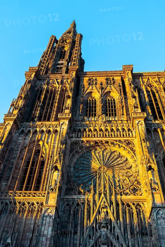 Cathedral tower, Strasbourg, Alsace, France