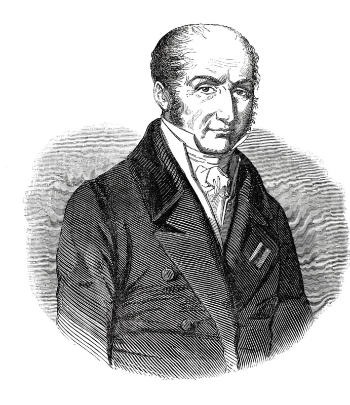 Etienne Pariset (1770–1847), doctor and psychiatrist. He was a leading physician of his time, headed the psychiatric departments of renowned hospitals such as the Bicêtre and the Salpêtrière, and founded the French animal welfare organisation, the Société protectrice des animaux, in 1845. Illustration: reproduction of a 19th-century original. Authentic, file restored for optimal use, exact date of the original unknown, historical