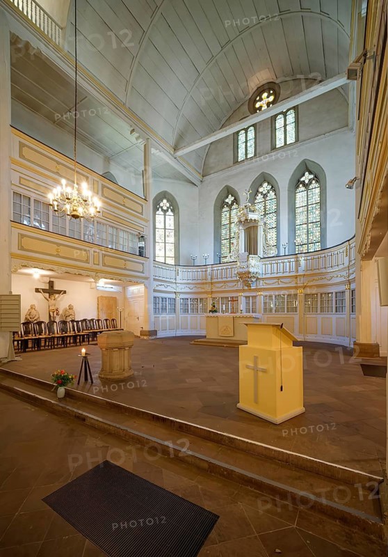 Johann-Sebastian-Bachkirche, Bachkirche, interior view, evangelical church, Johann Sebastian Bach, composer, organist, musician, historical figure, Thomaskantor, Arnstadt, Thuringia, Germany