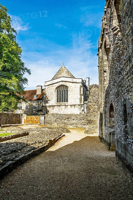 Ruins of Winchester Castle, Winchester, Hampshire, England, United Kingdom