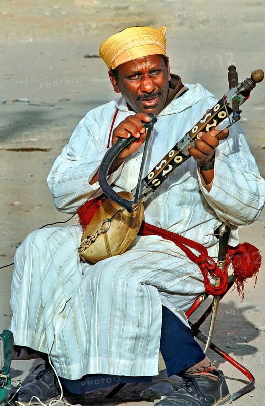 Bedouin, musician from Morocco, traditional costume, man, 65 years, taroudant, Morocco