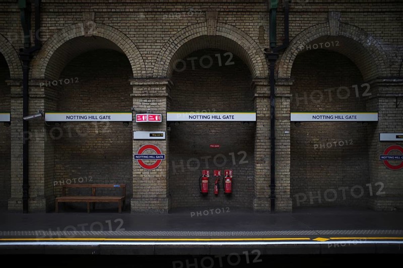 Notting Hill Gate Subway Station, Underground, Tube, Public Transport, London, England, Great Britain, Great Britain