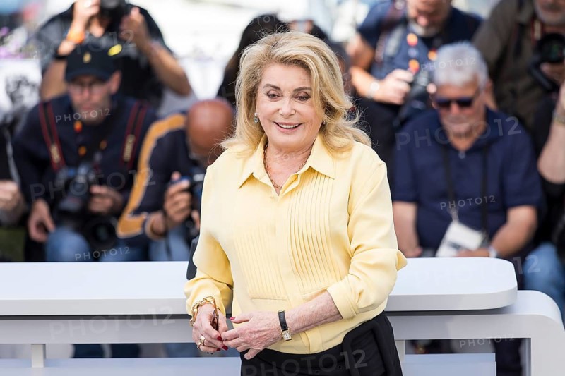Catherine Deneuve during the photocall for Gentle Monster at the Palais des Festivals et des Congrès during the 79th Cannes International Film Festival. The 79th Cannes International Film Festival will take place from May 12 to 23, 2026