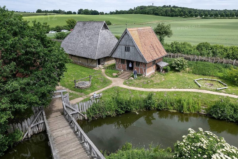 Tower Hill Castle, Lütjenburg, Schleswig-Holstein, Germany