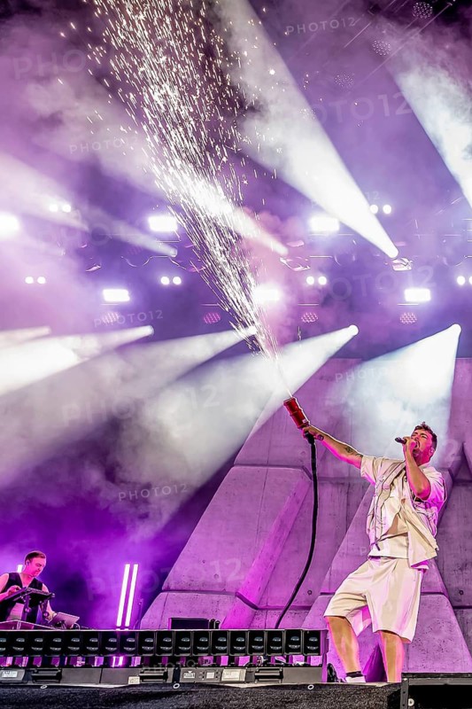 Marteria with spark sprayer live at Rock im Park on Zeppelin Field in Nuremberg on 05.06.2026