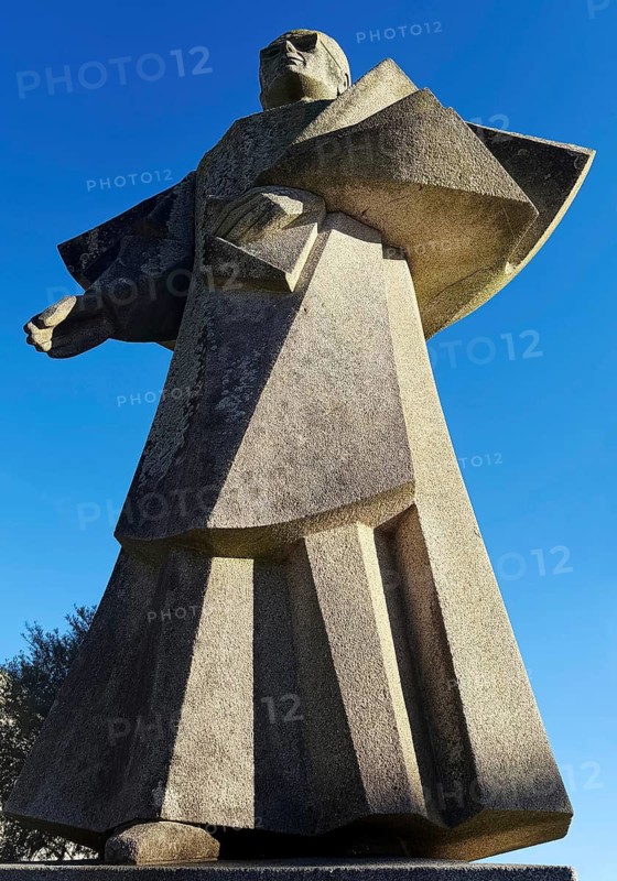 Statue by Arlindo Rocha for D. António Ferreira Gomes, who was bishop of Porto from 1952 to 1982, Portugal