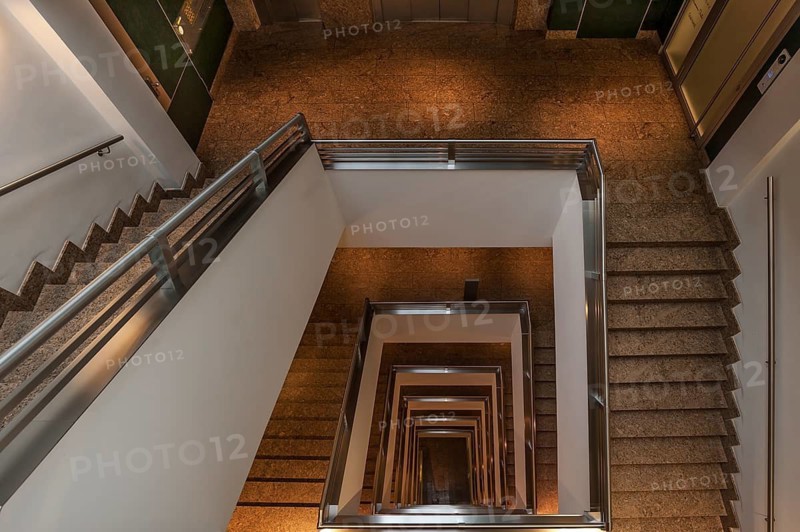 Staircase around 1920 of a commercial building, Mönckebergstraße Hamburg, Germany