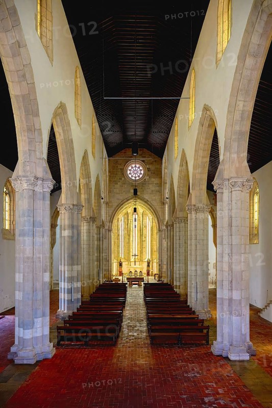 Church da Graca, Interior, Santarem, Ribatejo, Portugal