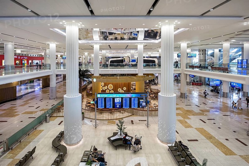 Terminal 1 of the airport in Dubai, United Arab Emirates
