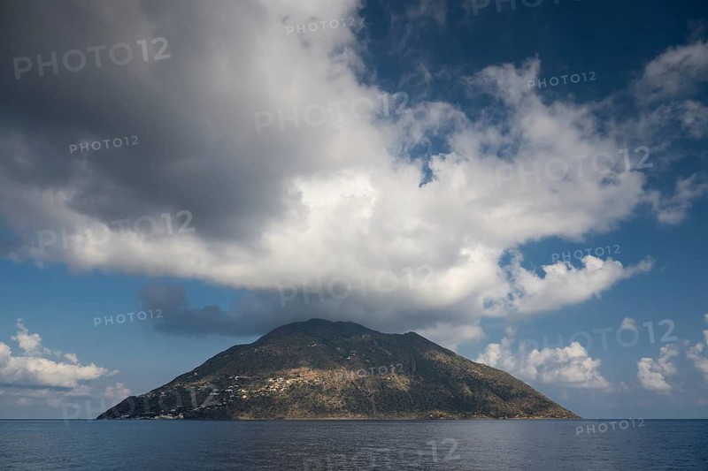 Alicudi island, westernmost of the Aeolian or Lipari Islands, Tyrrhenian Sea, Sicily, southern Italy, Italy