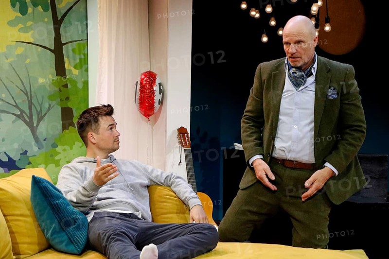 Louis Held and Thorsten Nindel during the photo rehearsal for Es ist nur eine Phase, Rabbit in the comedy am Kurfürstendamm in the Ernst-Reuter-Saal in Berlin on 30.4.2026