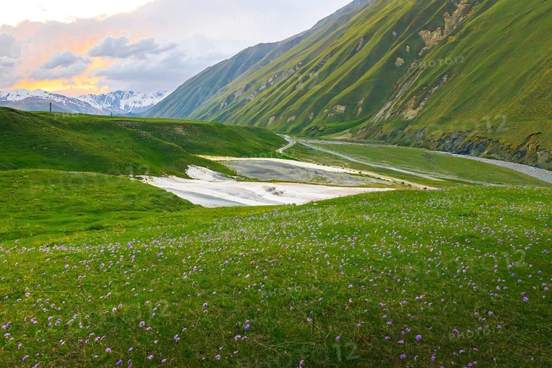 Truso valley in KAzbegi, Georgia