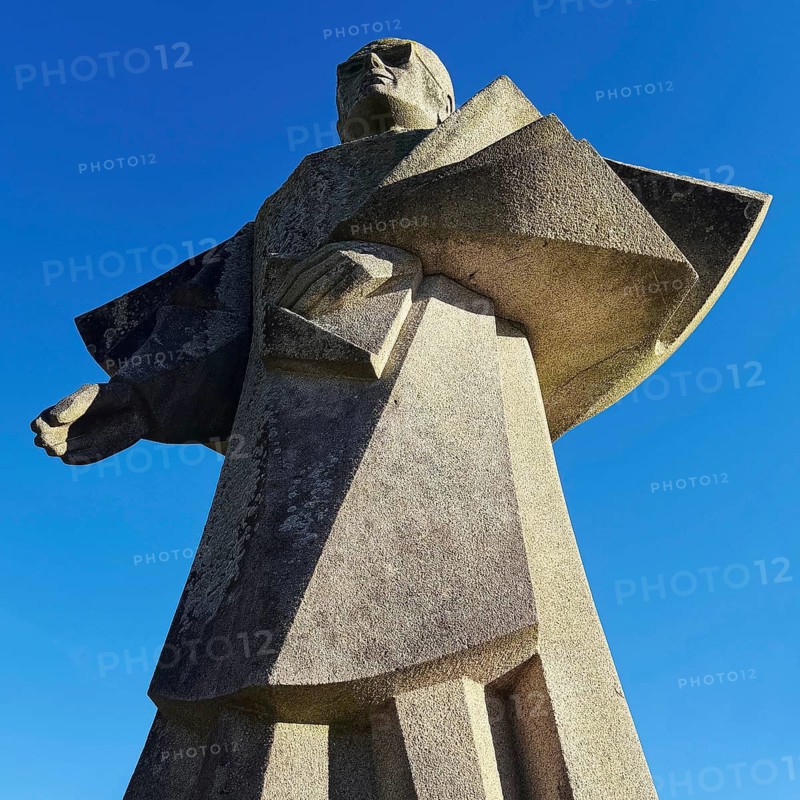 Statue by Arlindo Rocha for D. António Ferreira Gomes, who was bishop of Porto from 1952 to 1982, Portugal