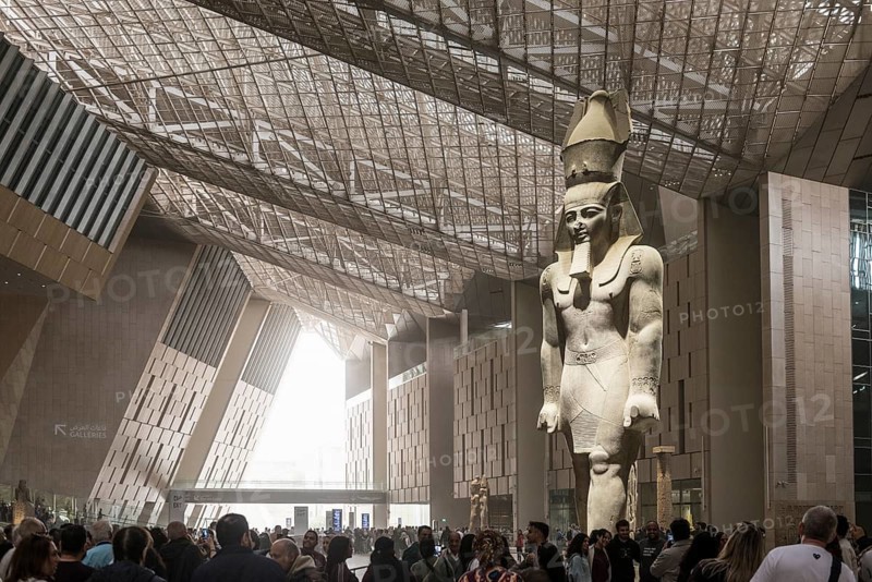 Entrance Hall, Grand Egyptian Museum, GEM, Giza, Cairo, Egypt