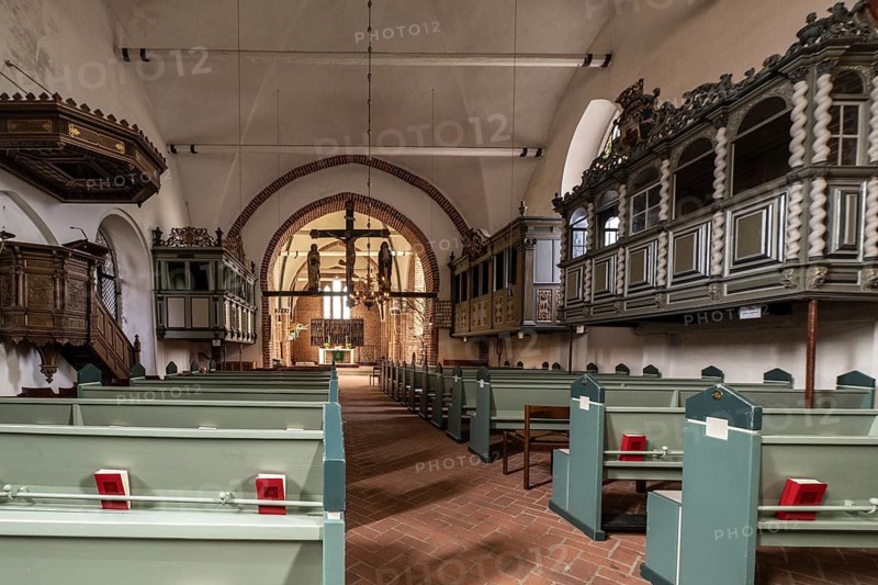 Lütjenburg Old Town, St. Michael's Church, Schleswig-Holstein, Germany