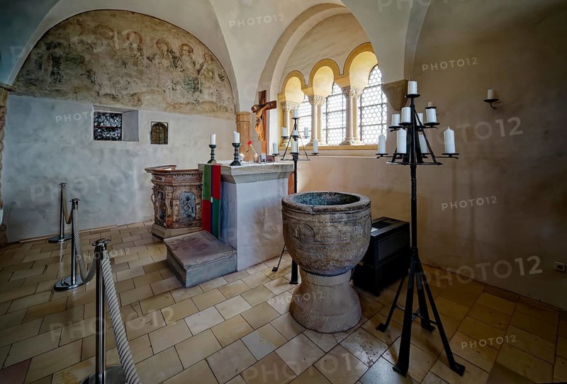 Chapel, Wartburg, castle in the Thuringian Forest, UNESCO World Heritage, interior view, Eisenach, Thuringia, Germany