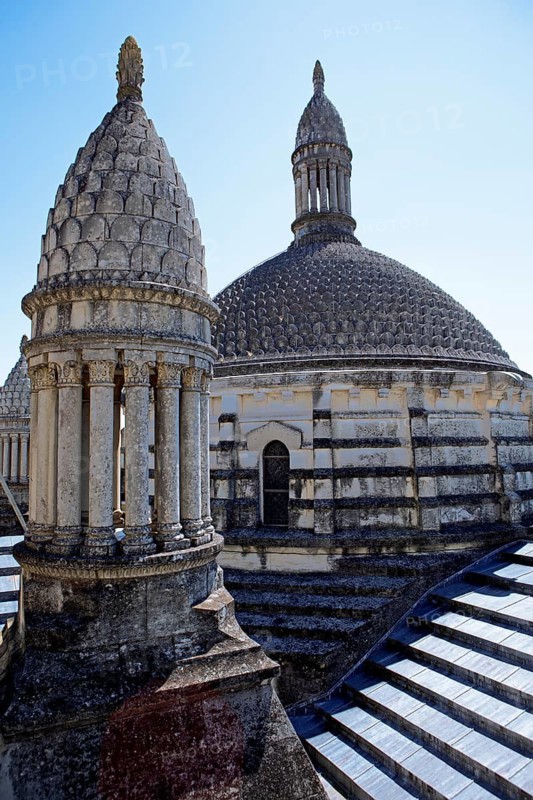 On the roofs of Saint-Front Cathedral in Périgueux, Dordogne department, Nouvelle-Aquitaine region, Périgueux arrondissement, Périgord Blanc, France