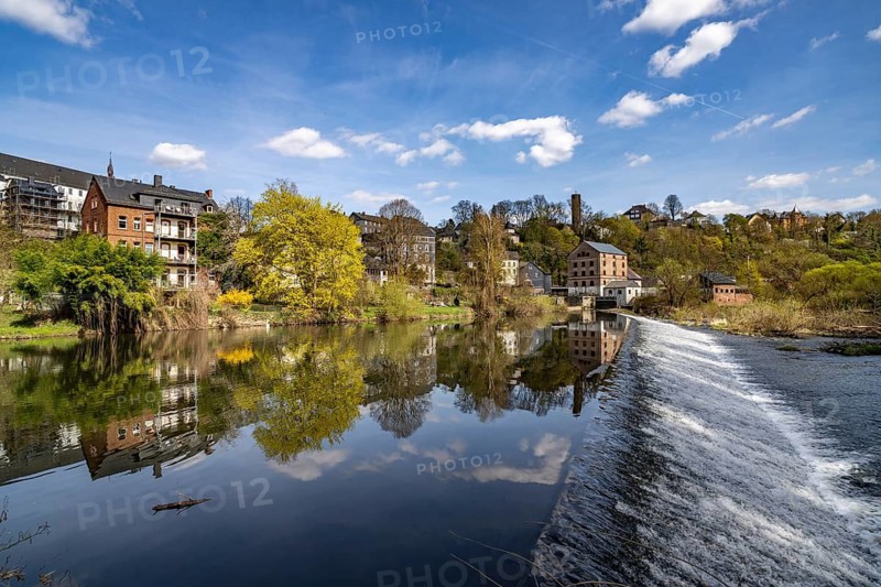 The Lahn and Wehr near Weilburg, Hesse, Germany