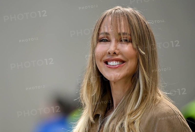 DAZN presenter reporter Sylvia Walker Portrait smiles soccer Bundesliga, PreZero Arena, Sinsheim, Baden-Württemberg, Germany
