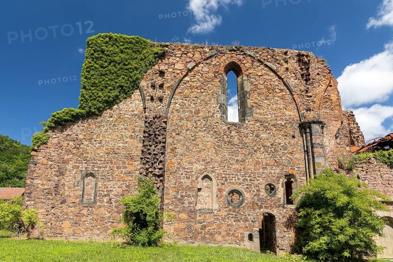 Ruins of Holy Cross Abbey, Meissen, Saxony, Germany