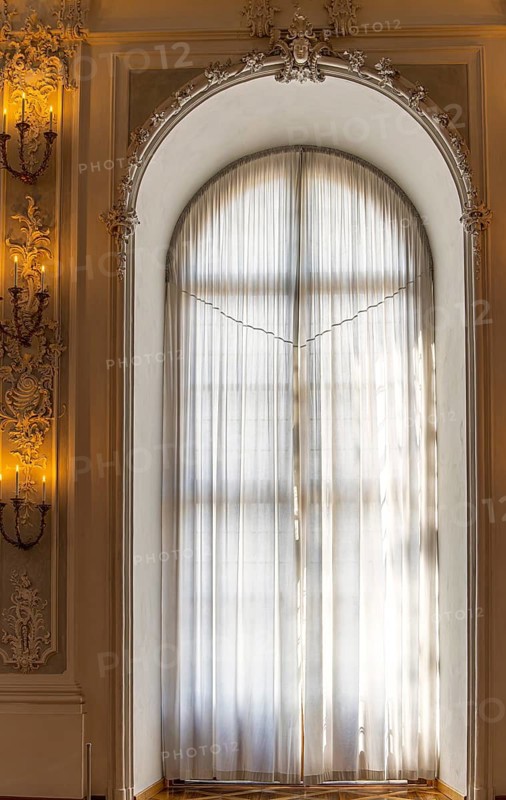 Interior design and exhibition rooms in the Würzburg Residence, imposing 18th century palace with frescoes, paintings and valuable works of art, Würzburg, Bavaria, Germany