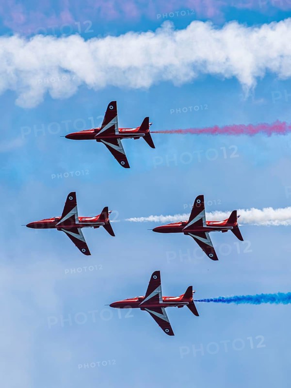 Red Arrows, Royal Air Force Aerobatic Team, Riviera Airshow 2026, Devon, England, United Kingdom