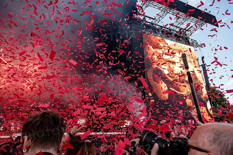 Confetti at the Electric Callboy show at Rock im Park on Zeppelin Field in Nuremberg on 05.06.2026